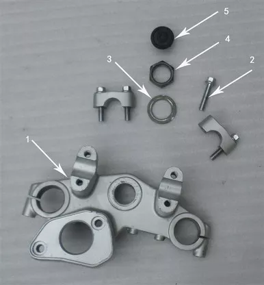 Hawk 250 Dlx Upper connecting plate