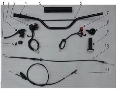 Hawk 250 Throttle Grip (Please see #9 for image)