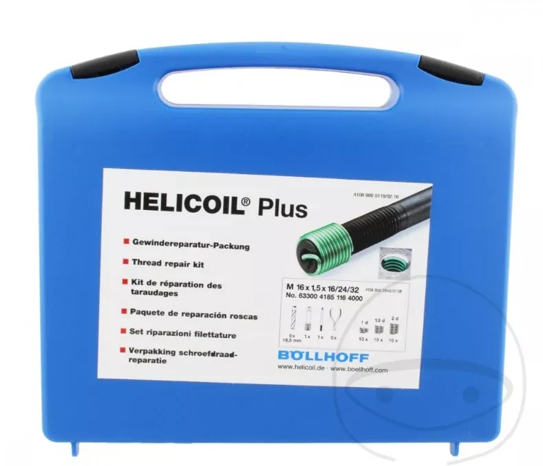 Helicoil M16 Drain Bolt Thread Repair Kit