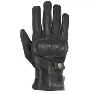HelstonsSummer leather motorcycle gloves eagle