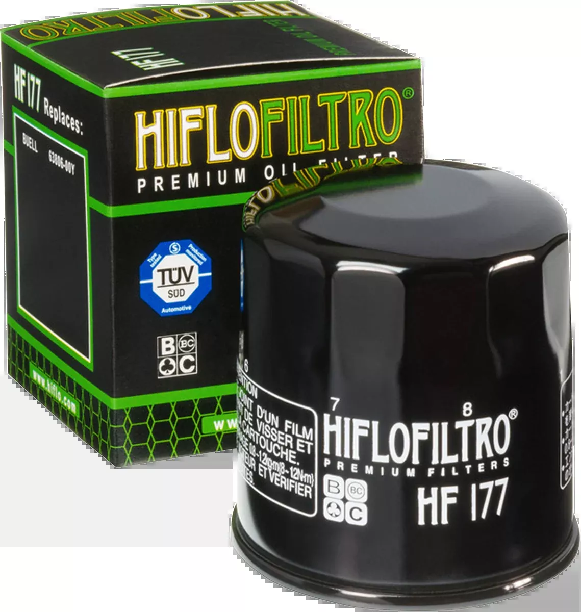 Hiflofiltro HF177 High Performance Oil Filter for Buell XB