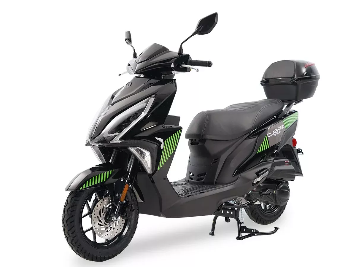 Icebear Ascend CLASH (PMZ150-2) Scooter, 150cc GY6 Engine, Automatic CVT, LED Accent Lighting