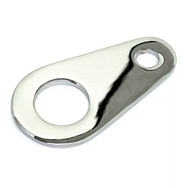 Ignition Switch Bracket, Single Mounting Hole. Chrome for Harley Davidson