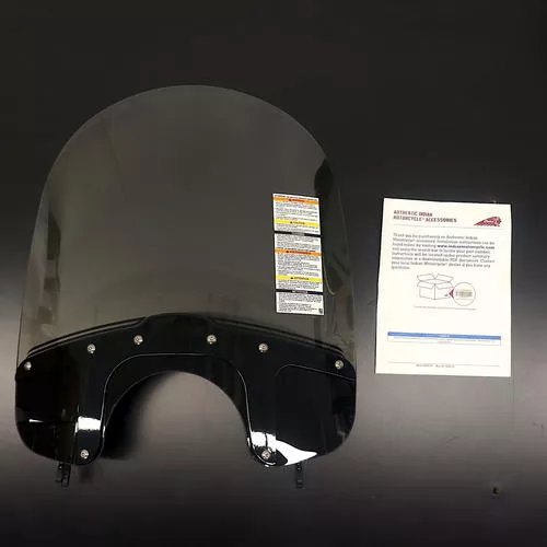 Indian 23.8 Quick Release Tinted Windshield|Black