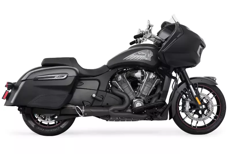 INDIAN CHALLENGER/PURSUIT/ELITE 2-INTO-1 SHORTY FULL SYSTEM BUNDLE