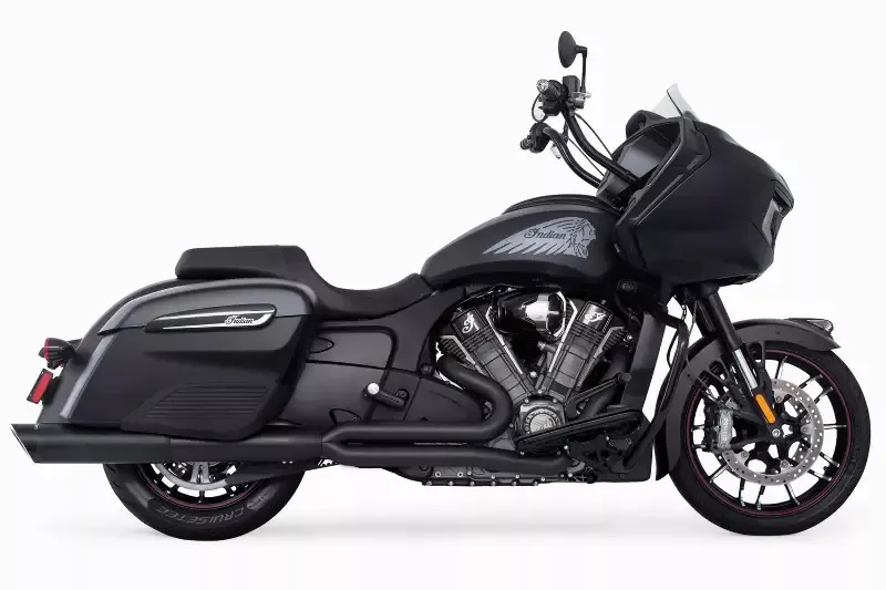 INDIAN CHALLENGER/PURSUIT/ELITE UNION FULL SYSTEM 2-INTO-1 RIGHT-SIDE ONLY