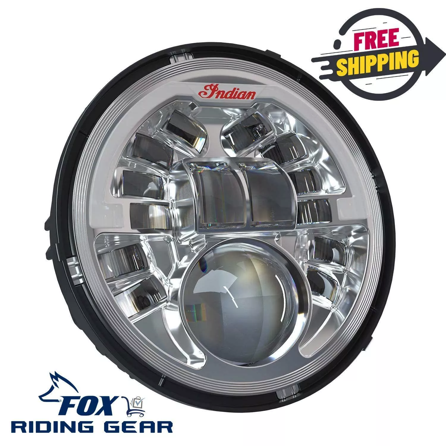 Indian Motorcycle Pathfinder Adaptive 5.75 LED Headlight 2884996-156 - Open Box