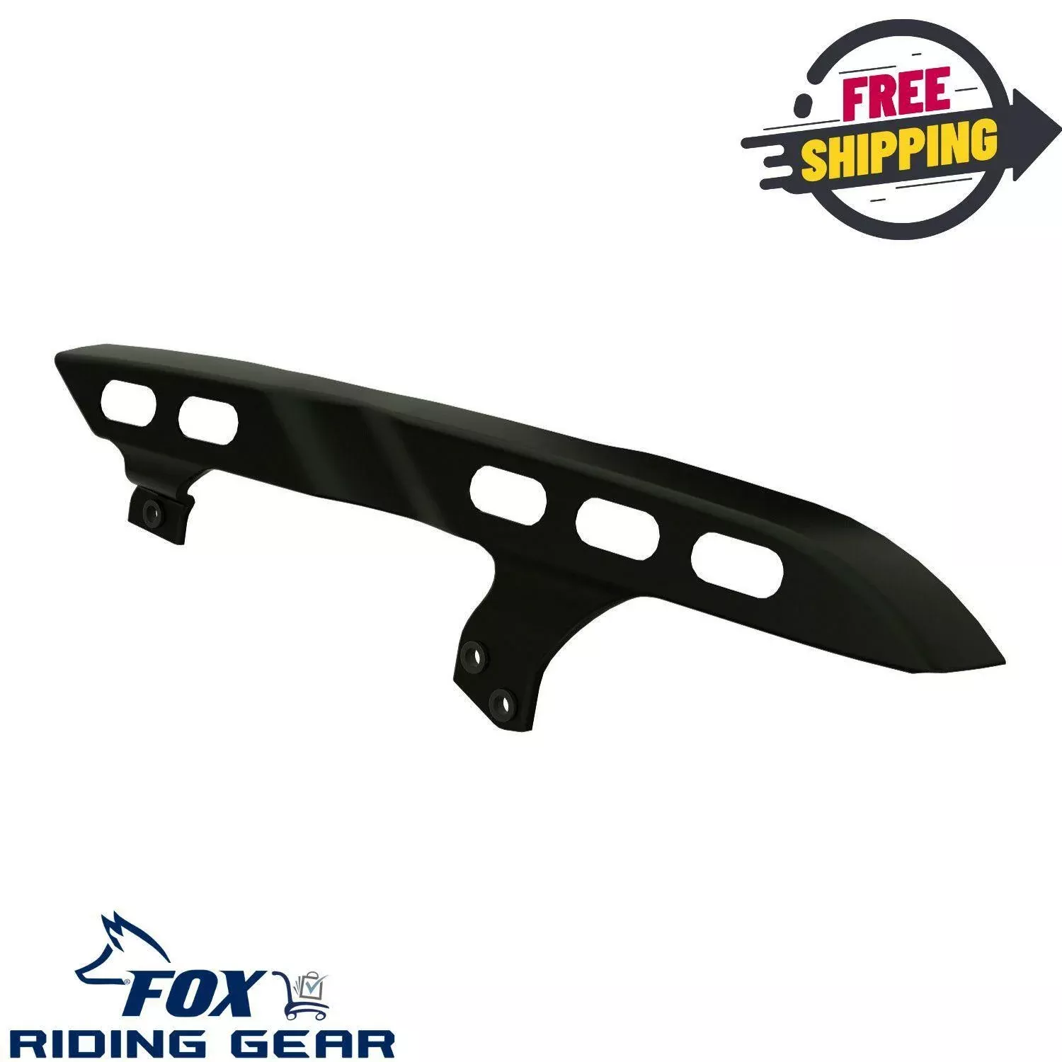 Indian Motorcycle Vented Upper Belt Guard, Black - Open Box