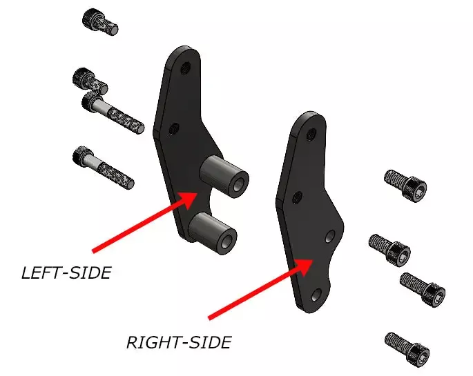 INDIAN SCOUT ’15 to PRESENT PEG RE-LOCATOR BRACKET’S ACCESSORIES