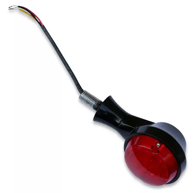 Led Turn Signal Clear /amber Front Black Pr