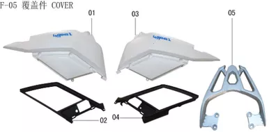 Lifan E3 Right Rear Panel Assembly