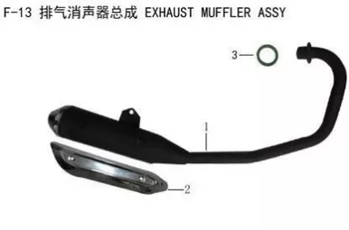Lifan Kp Mini muffler guard