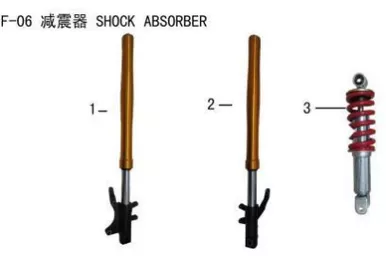 Lifan Kp Mini Rear shock absorber assembly