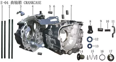 Lifan KP200 Clutch cable adjustment bracket