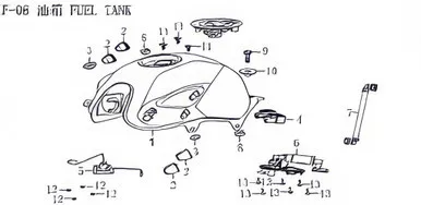 Lifan KP200 fuel sensor