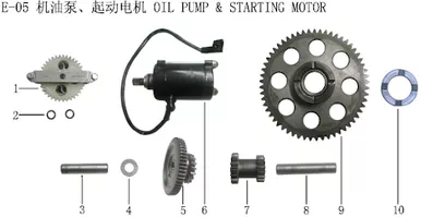 Lifan KP200 Oil Pump Assembly