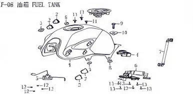 Lifan KP200 Screw M5×12