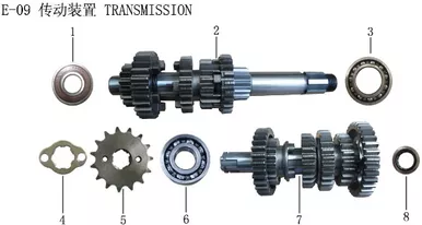 Lifan KP200 Spindle combination