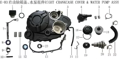 Lifan KPM Gear Line Clamp