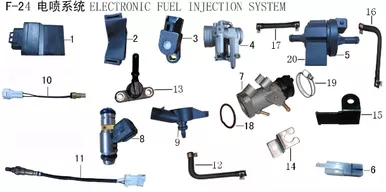 Lifan Kpr200 Electronic Injection Controller (Ecu)