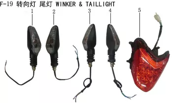 Lifan Kpr200 Front Right Turn Signal