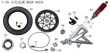 LIFAN Kpv150 Rear Tyre