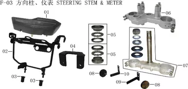 Lifan Kpx250 Install Rubber Sleeve Under Headlight Bracket