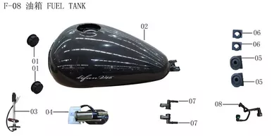 Lifan Lf250-D Fuel Tank Combination