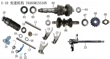Lifan Lycan auxiliary Shift Plate Washer