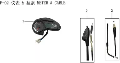 Lifan X-Pect 200 Clutch Cable