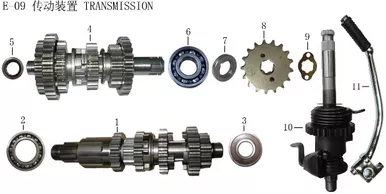 Lifan X-Pect EngineOutput Sprocket 428*15