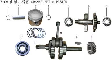 Lifan X-Pect EnginePiston Pin Retaining Ring
