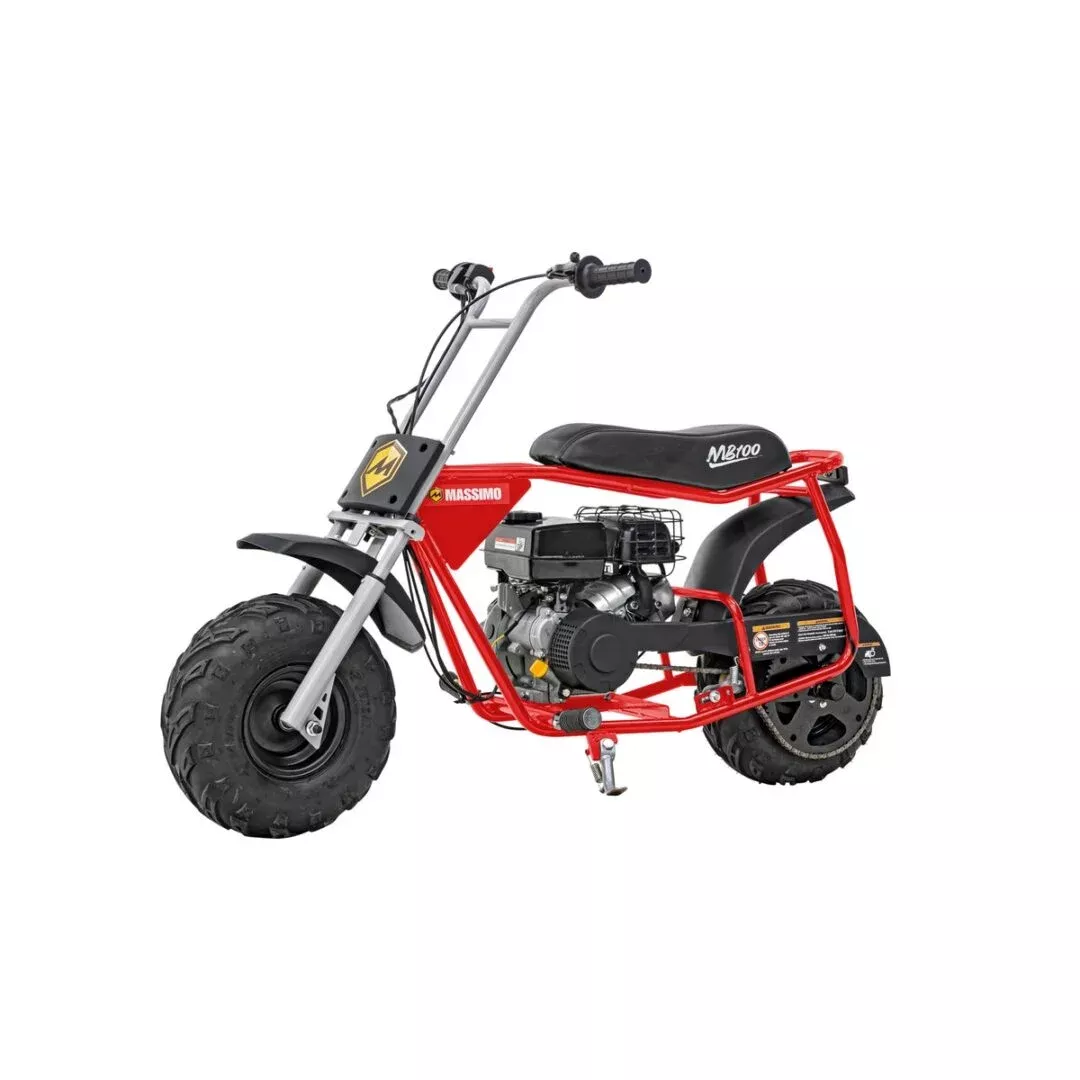 Massimo Mini Bike 100, 79cc Four-Stroke Single Cylinder, Recoil Pull Start