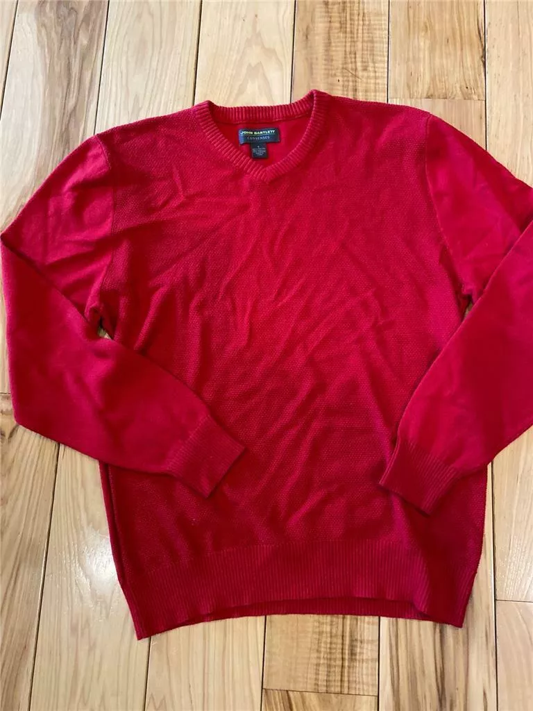 Mens John Bartlett Consensus Cotton Sweater Small S