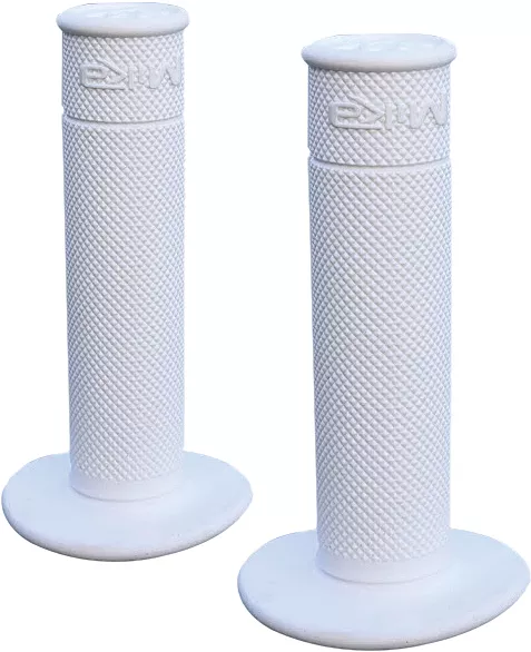 Mika Metals 50/50 Waffle Grips (Alpine White)