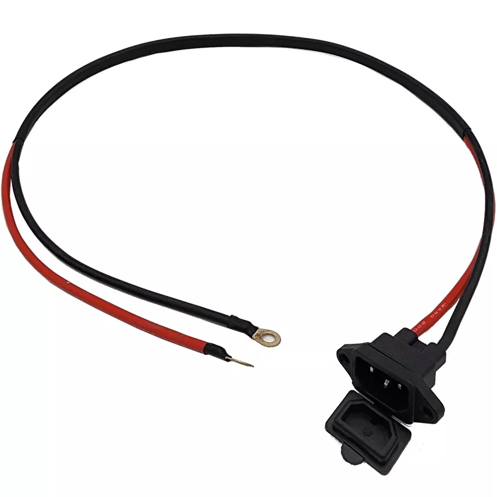 MotoTec Replacement CHARGING PORT PC CONNECTOR - RING TERMINAL for Mud Monster XL 2000W Electric Go-Kart