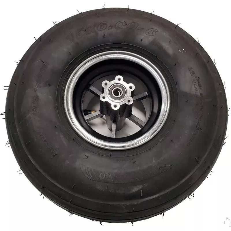 MotoTec Replacement COMPLETE FRONT WHEEL for FatBoy Electric Scooter