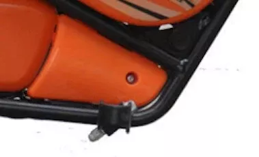 MotoTec Replacement FOOT PEG SET for 24V Electric Mini Bike