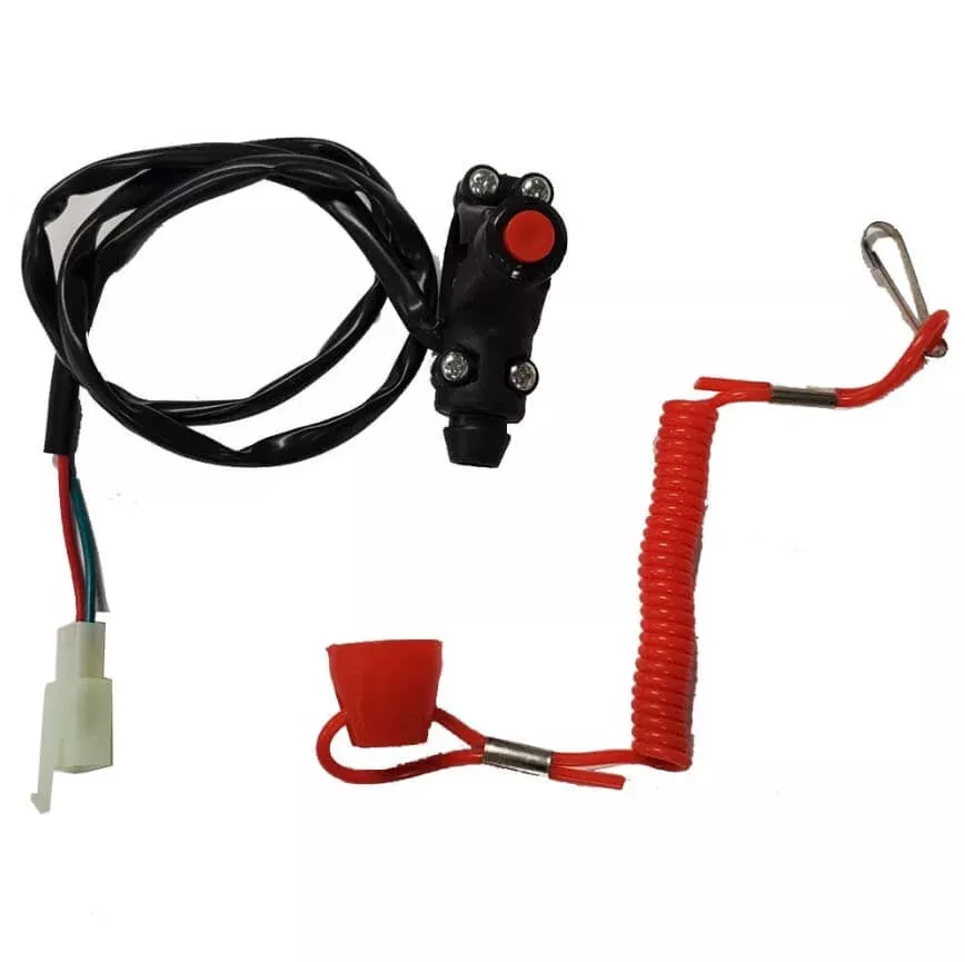 MotoTec Replacement TETHER KILL SWITCH for GT Gas Pocket Bike