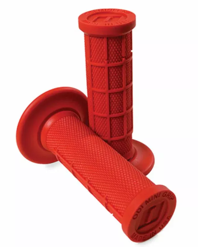 ODI Mini Mx Half Waffle Grips (Red)