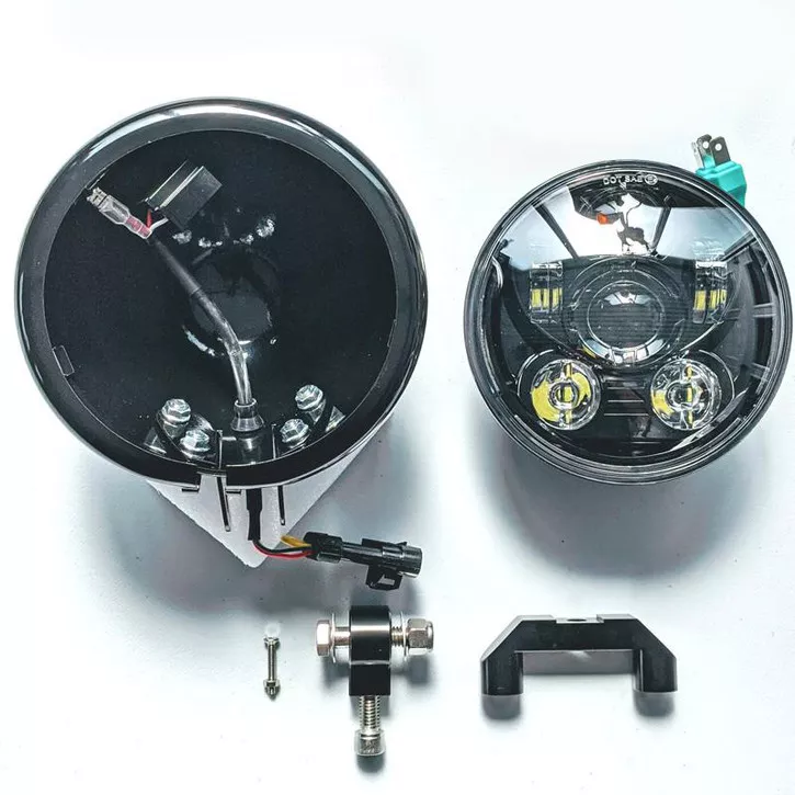 Original Garage Moto Softail Low Rider S Complete Headlight Conversion Kit