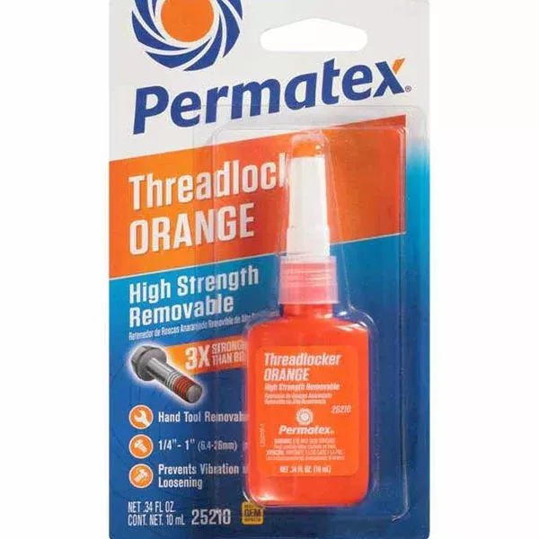 Permatex - Hybrid Formula Threadlocker Orange 10ml