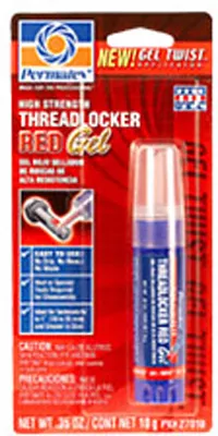 Permatex Threadlocker Red Gel 10Gr
