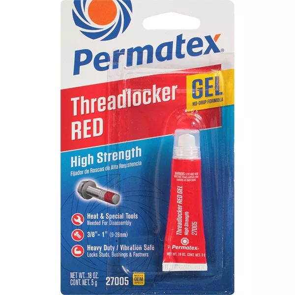 Permatex - Threadlocker Red Gel 5g