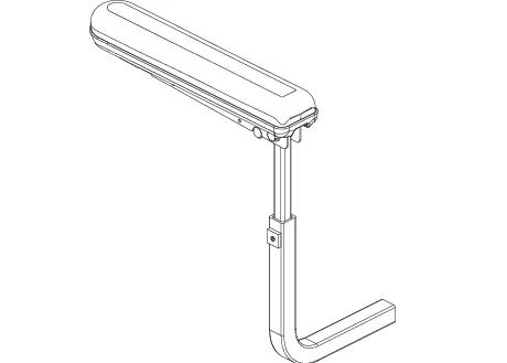 Pride Go Chair Armrest Assembly