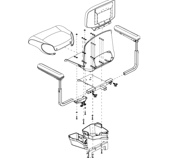 Pride Go-Chair Seat Assembly
