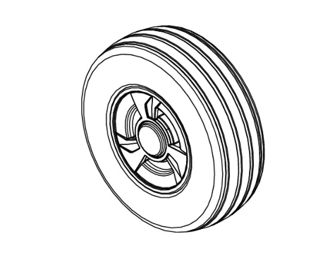 Pride Jazzy Air 2 6" Caster Wheel Replacement