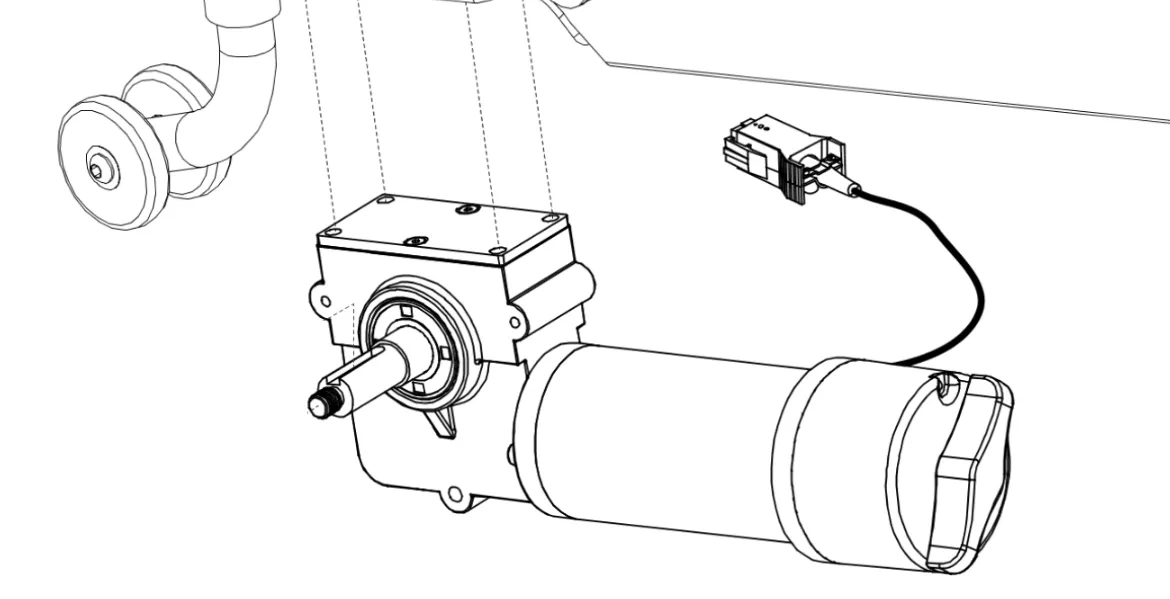 Pride Jazzy Passport Motor Assembly