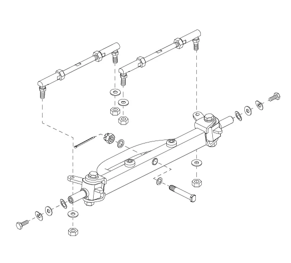 Pride Victory Steering Axle Assembly
