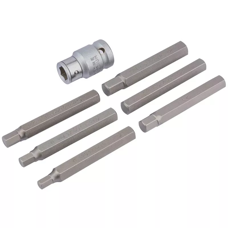 Professional Ratchet Bit Set 6mm-12mm Allen 1/2"